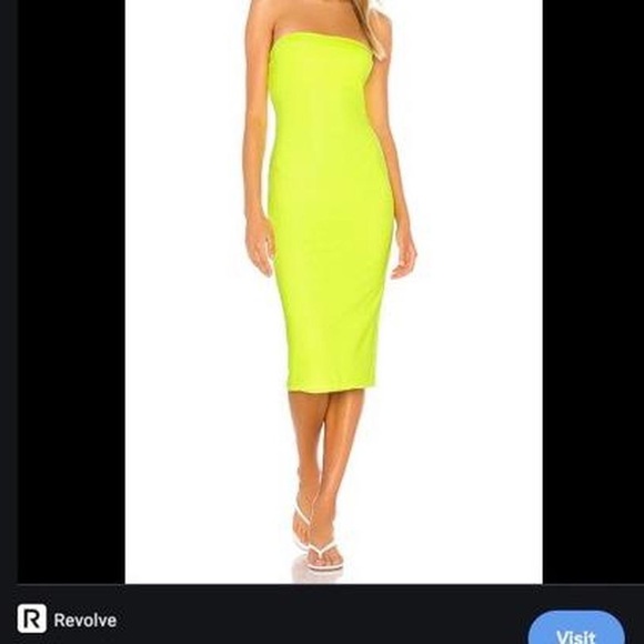 h:ours Dresses & Skirts - H:ours revolve neon dress